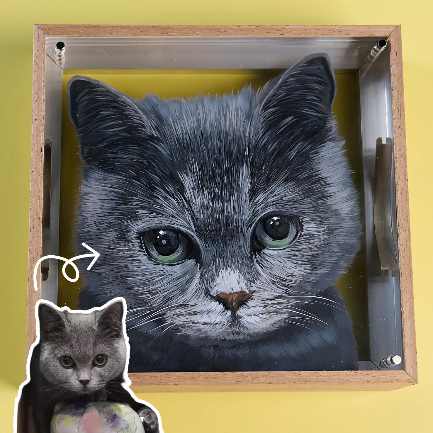 🔥Mastercrafted Custom 3D Pet Portrait from Photo – Flash Sale-The can’t-miss gift
