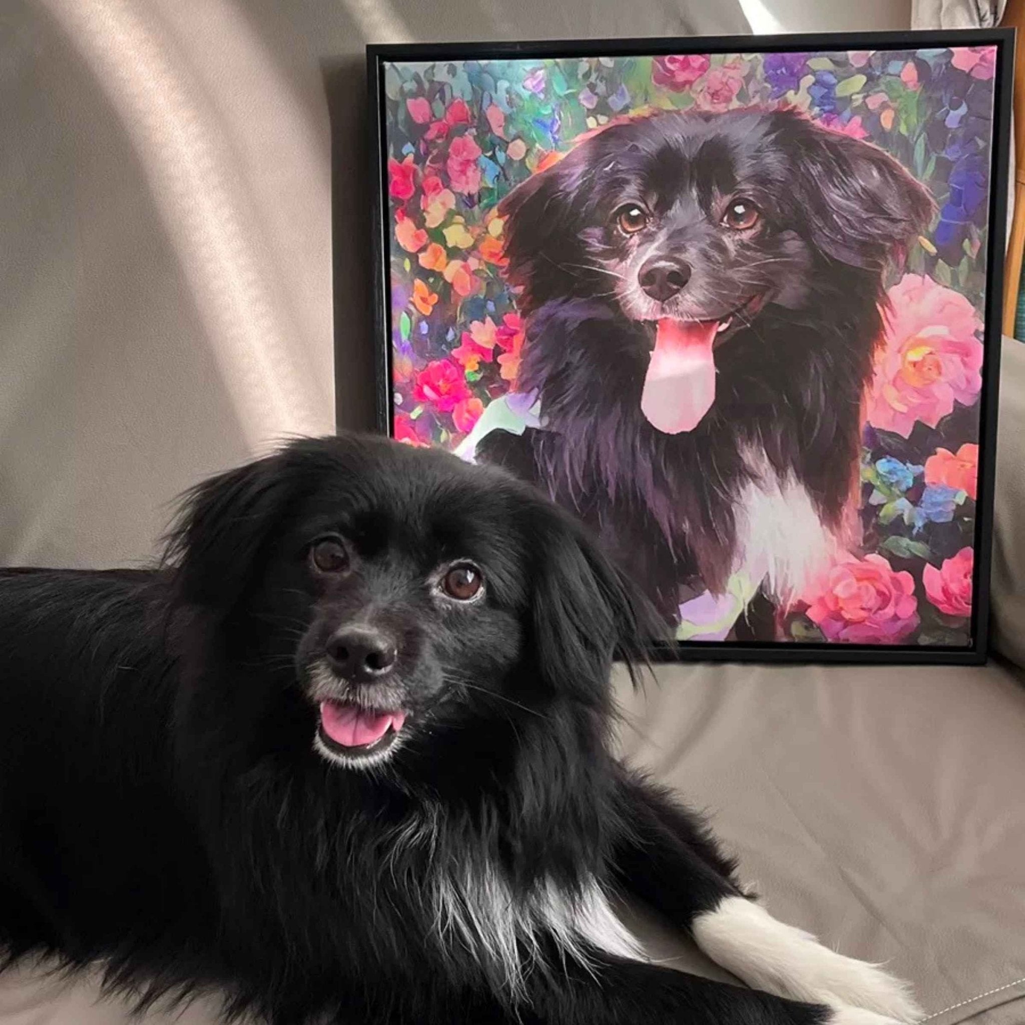 Hand - Drawn Pet Portrait — Framed - Holdmypawart