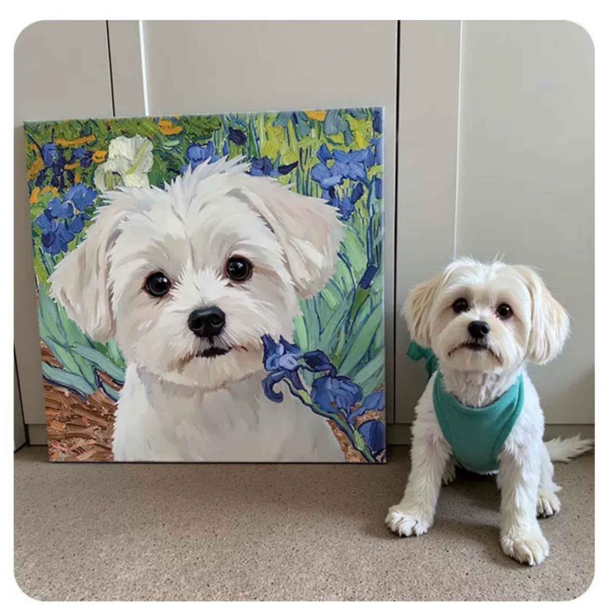 Hand - Drawn Pet Portrait — Framed - Holdmypawart
