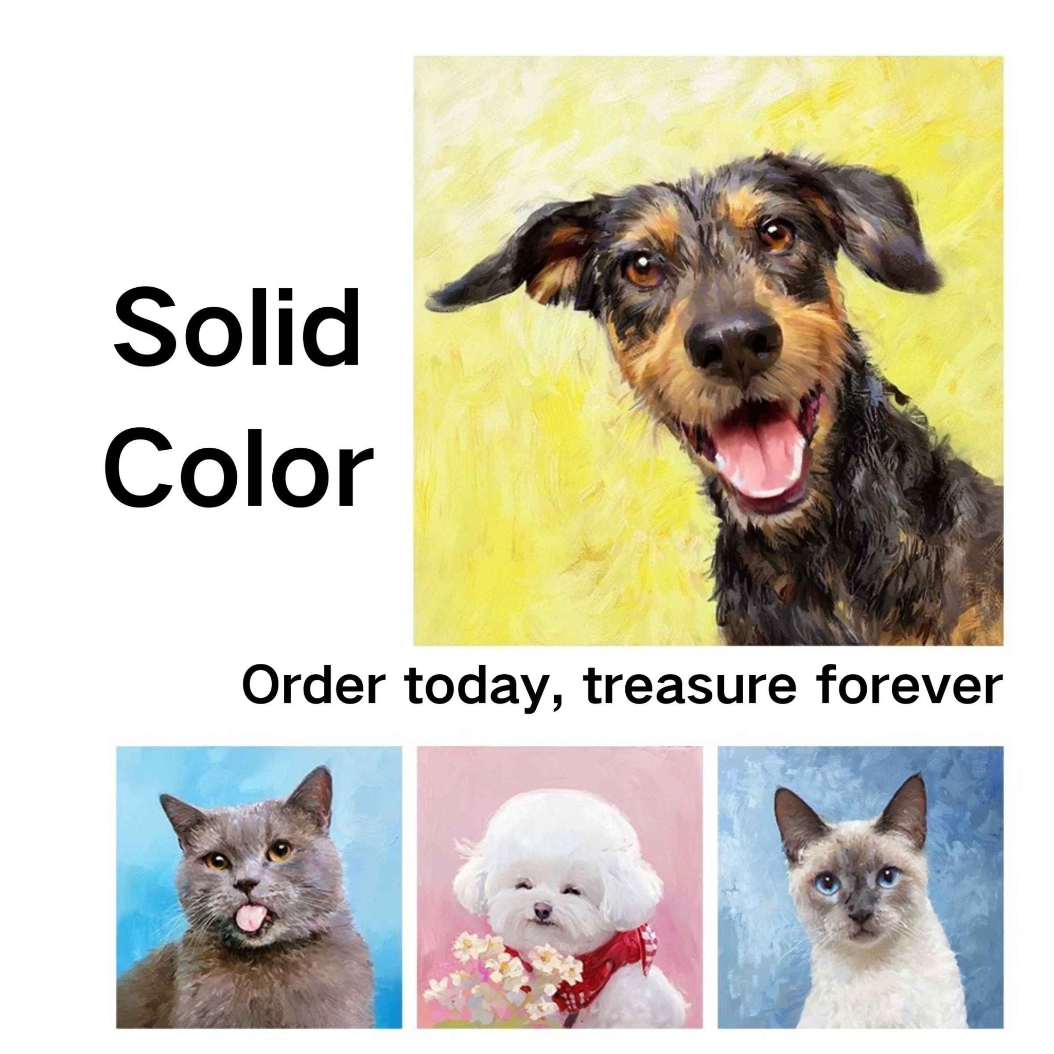 Hand - Drawn Pet Portrait — Framed - Holdmypawart