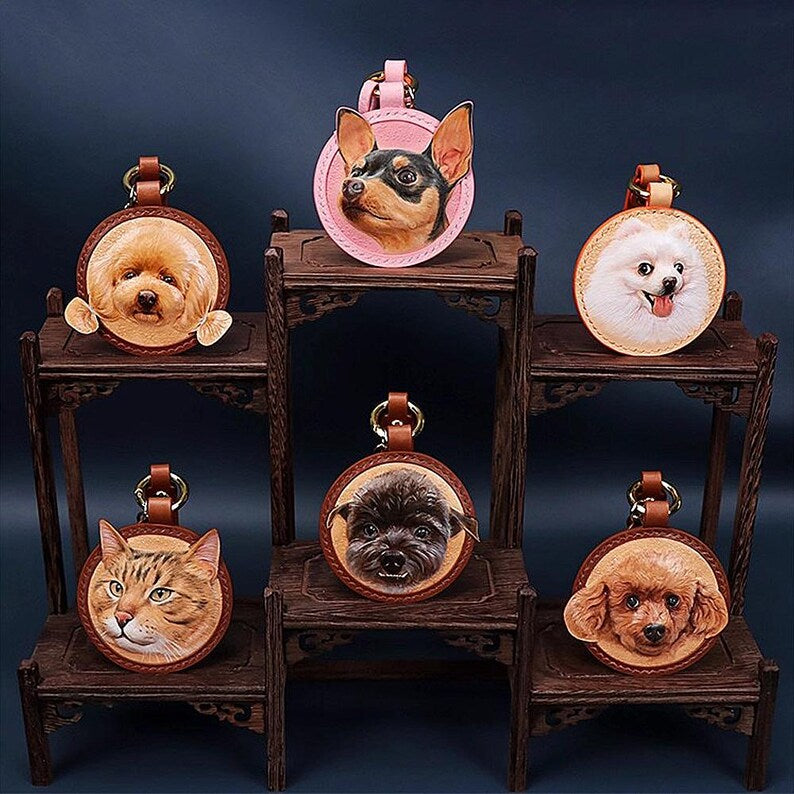 🔥Mastercrafted Leather Pet Portrait — Flash Sale-The can’t-miss gift