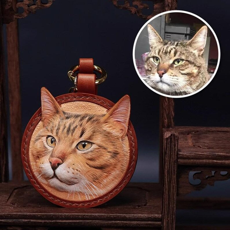 🔥Mastercrafted Leather Pet Portrait — Flash Sale-The can’t-miss gift