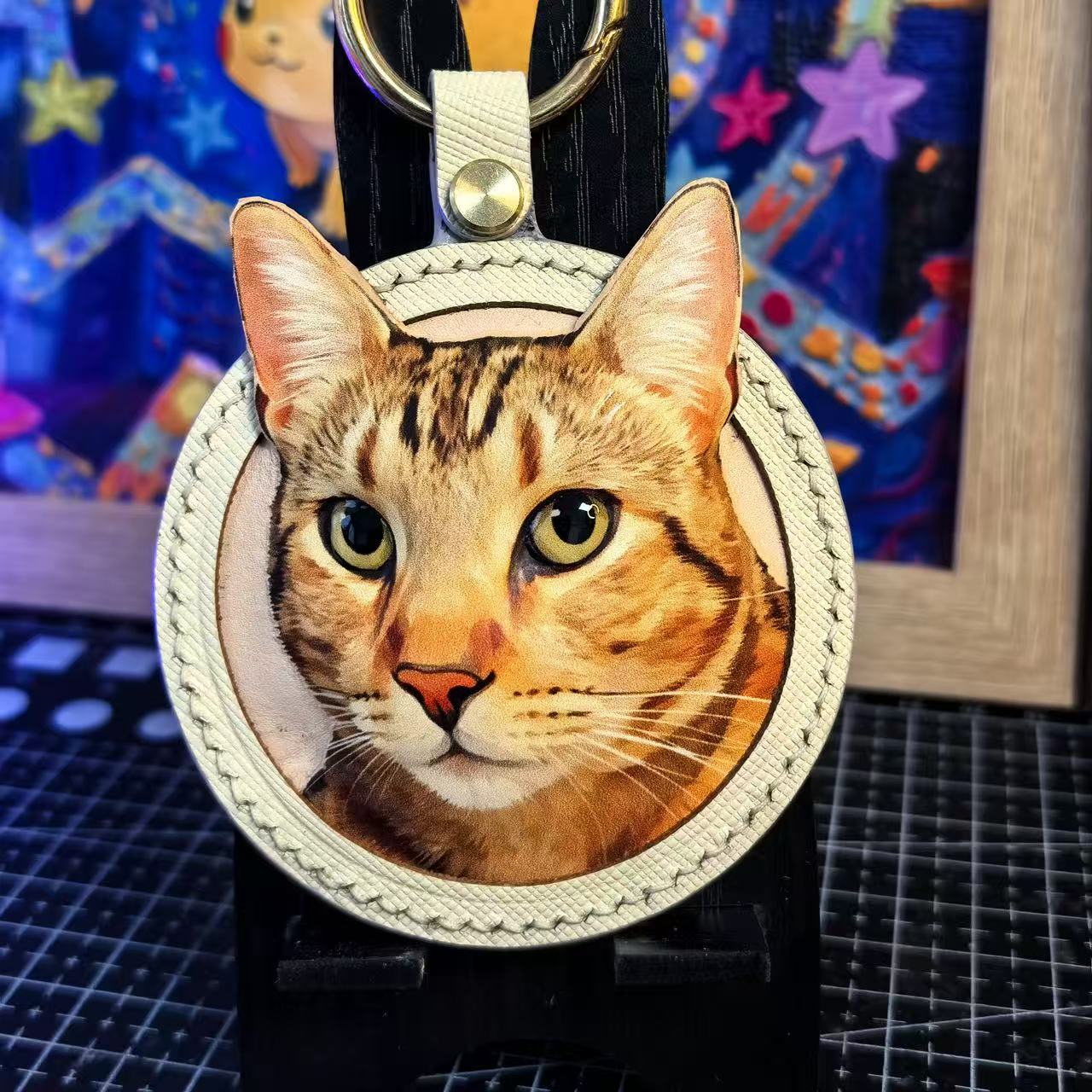 ✅Mastercrafted Leather Pet Portrait-🎉Launch Price $89 at checkout.