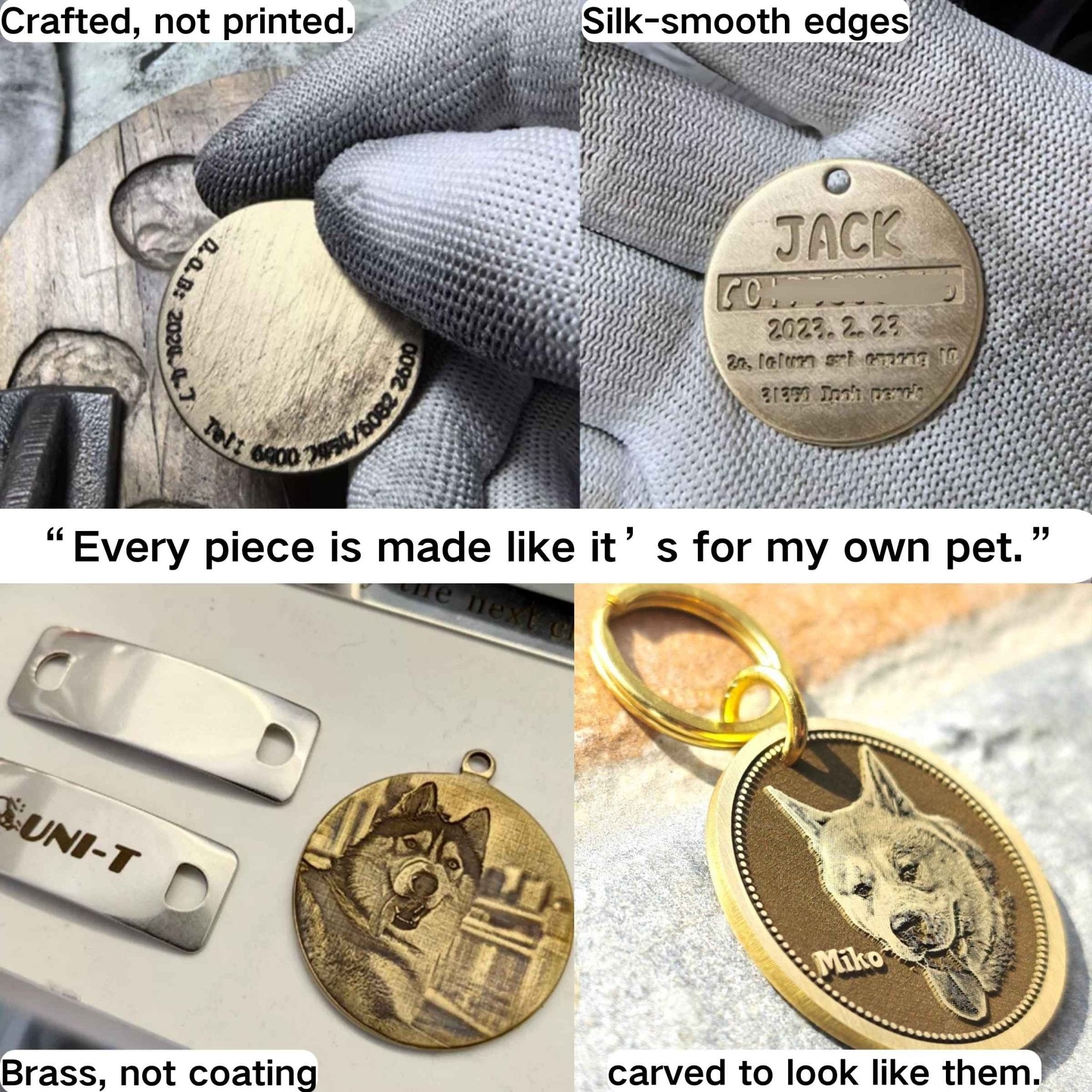 Small Gifts — Brass Tag, Brass Keychain & Magnet Sets - Holdmypawart