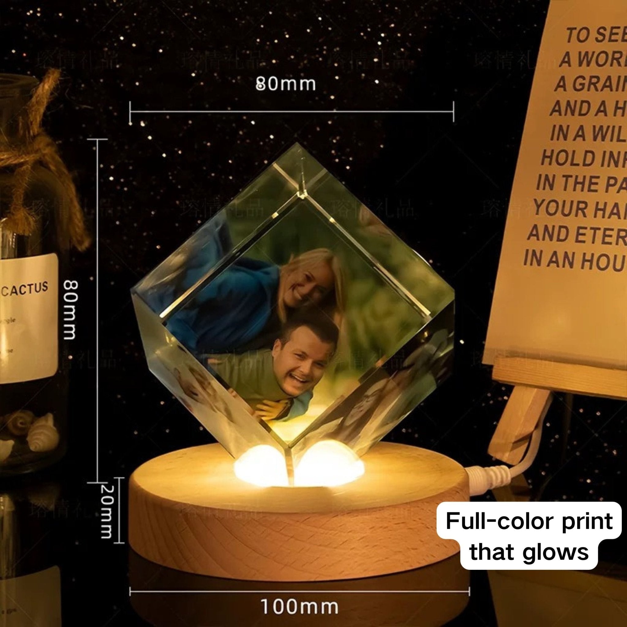 Your Photo in Living Color — Crystal - Holdmypawart